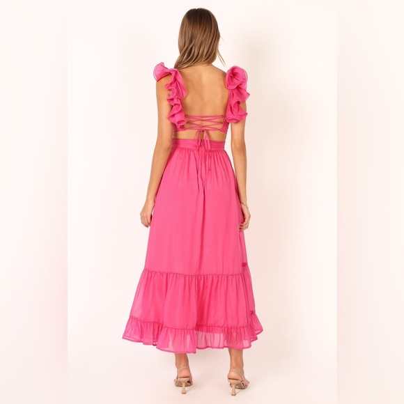 Petal and Pup Bonito Midi Dress - Berry size L - Picture 7 of 16